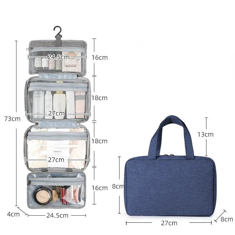 TRAVELTIDY – Organisateur de cosmétiques compact avec 4 compartiments