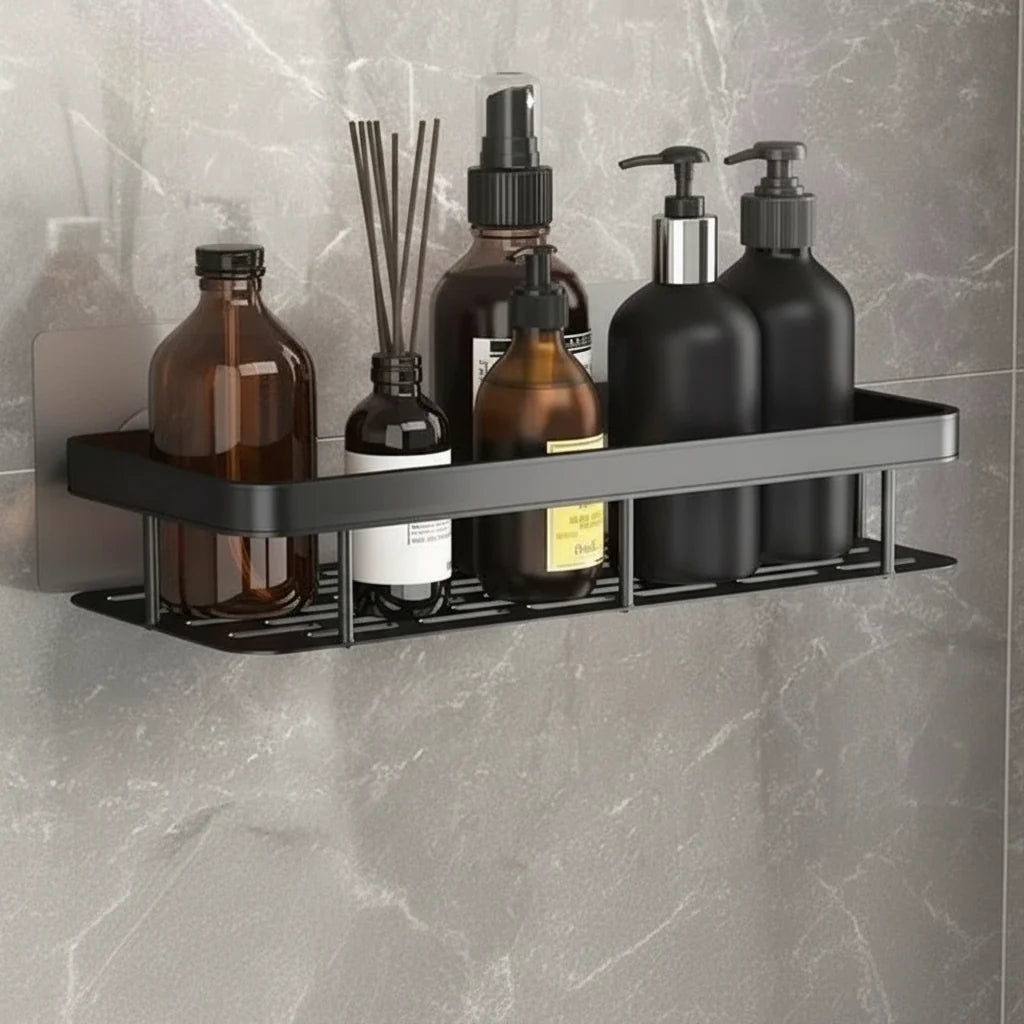 NORDICSHELF - Estante adhesivo para el baño – Sin perforaciones y elegante para cualquier baño