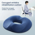 OrthoRelax | Cojín de asiento con espuma viscoelástica | Alivio para el coxis y la columna vertebral | Ergonómico y cómodo