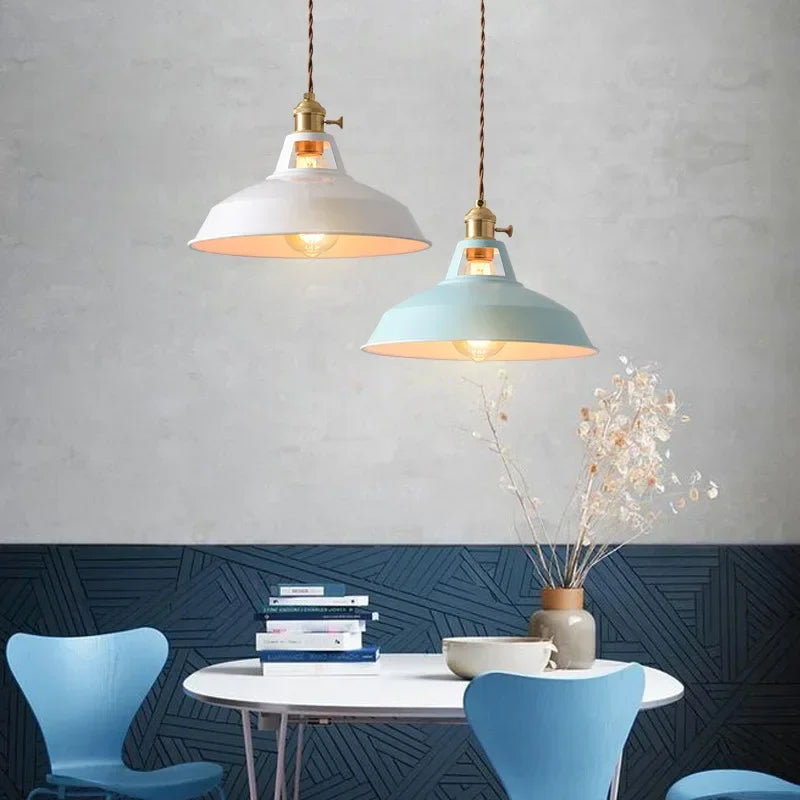 Lámpara colgante retro-industrial – Lámpara vintage para cocina y bar