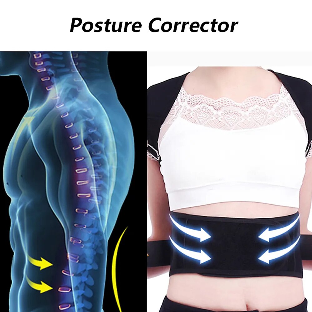 Kalsten | Cinturón Corrector de Postura con Soporte Lumbar