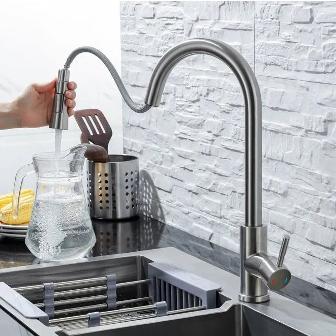 SILQUA – Grifo de cocina con sensor inteligente y caño extraíble
