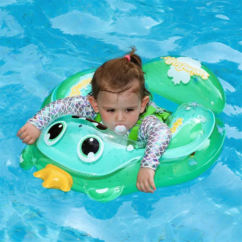 Kalsten | Anillo de natación para bebés AquaBear | Diversión segura en el agua para bebés | Para 6–36 meses | PVC ecológico