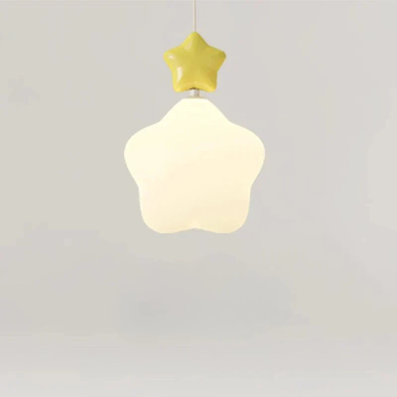 Lámpara colgante Nube Estrella LED Luz nocturna