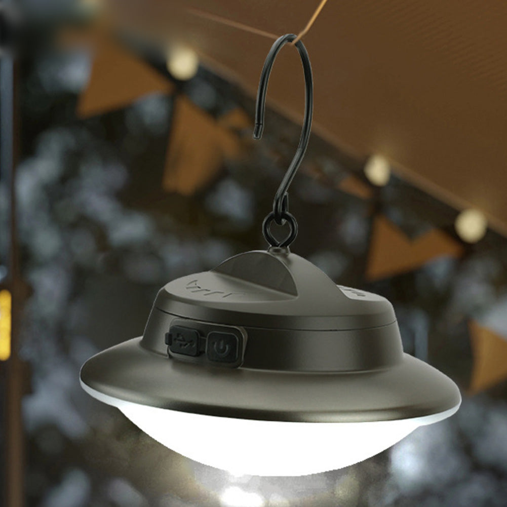 LumiCamp – Lámpara de Camping Solar con Batería Recargable y 3 Modos