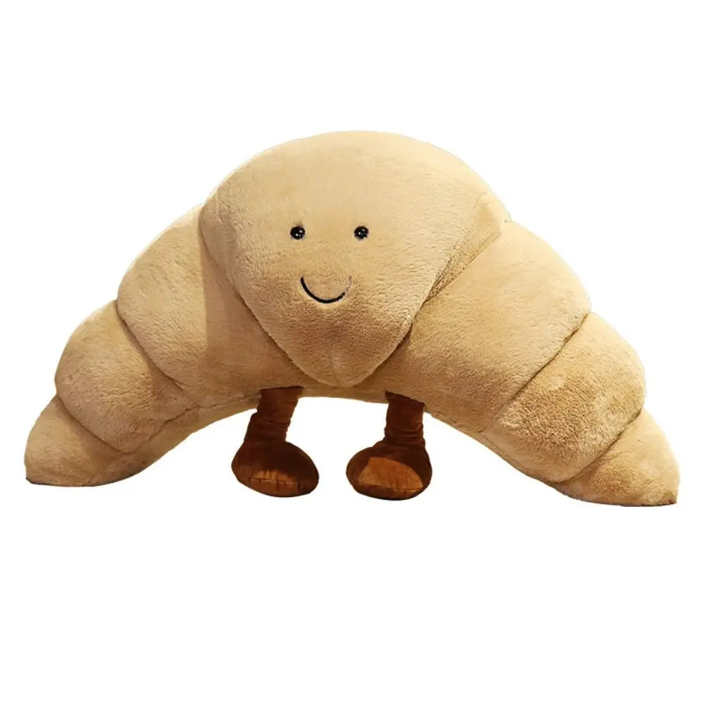 Cadeau Pop Croissant Peluche | Almohada de Pan Sonriente | Juguete de Peluche Adorable