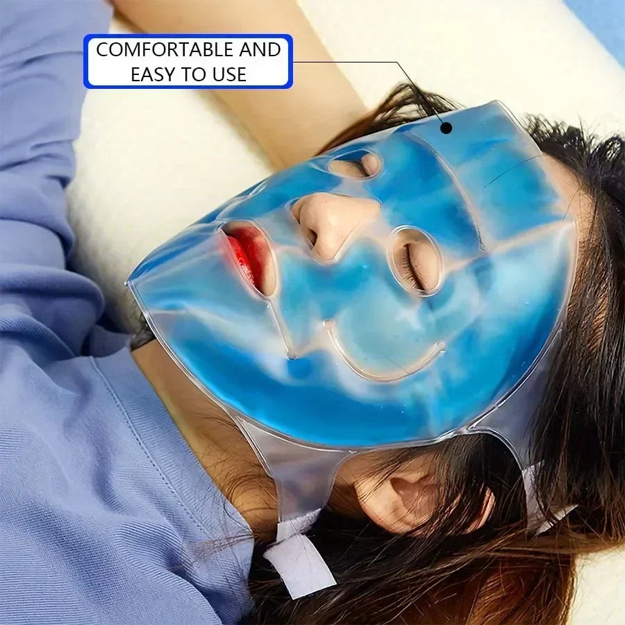 Máscara de Relajación Facial de Gel Frío