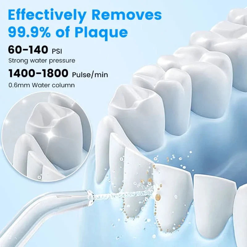 Hidropulidor recargable para el cuidado dental