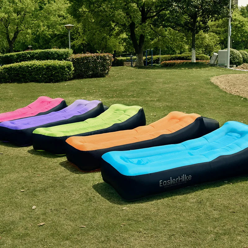 Banco Inflable para Exteriores - Sillón Portátil para Acampar y Playa