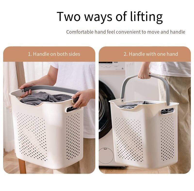 Cesta de Ropa Transpirable y Duradera de Estilo Japonés