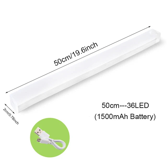 Lámpara de sensor de movimiento recargable por USB
