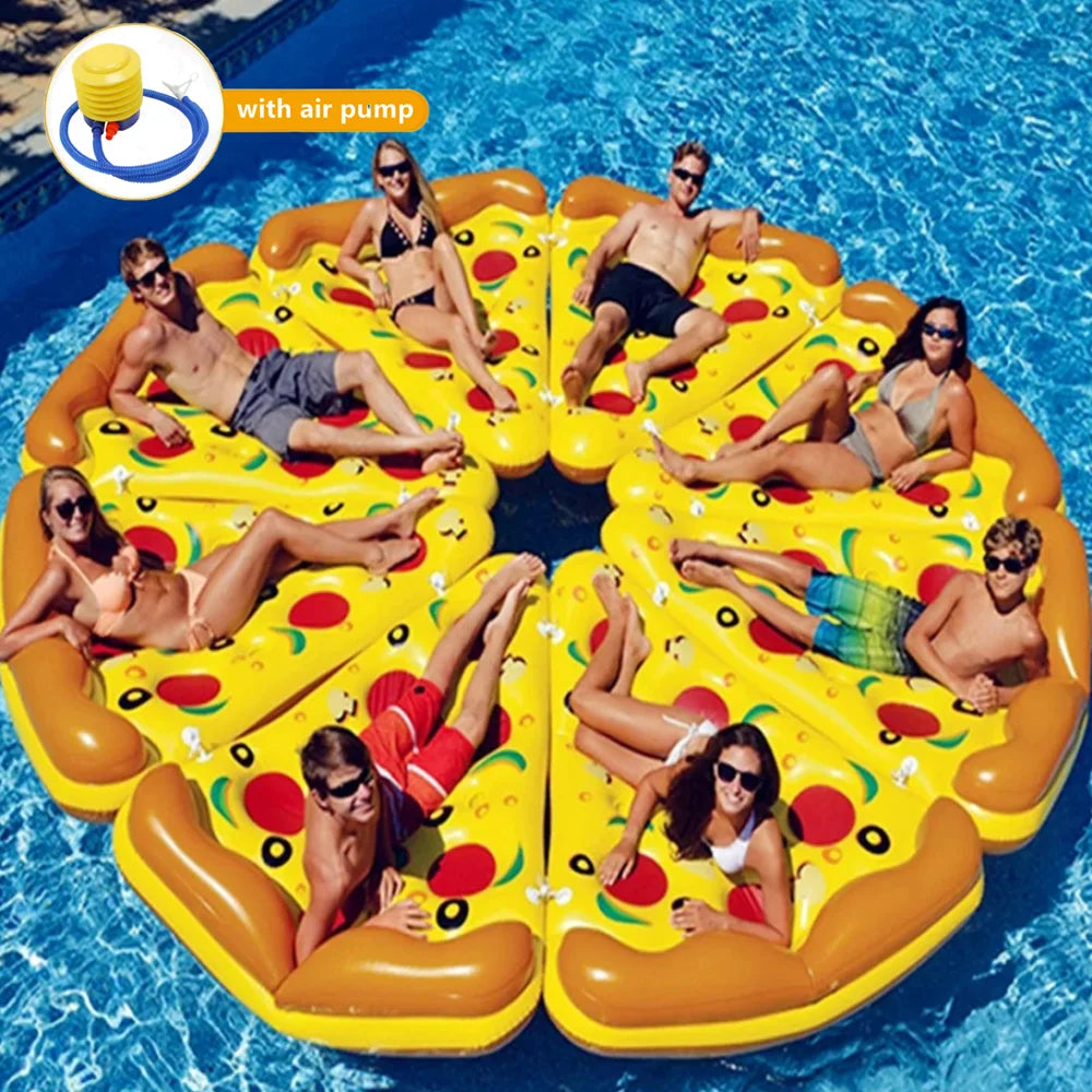 Colchón Inflable de Pizza Gigante – Relájate y Disfruta con Estilo