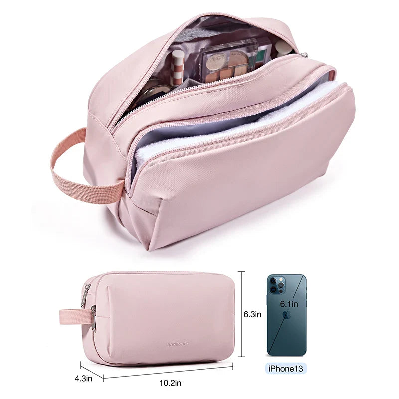 Kosmetixo Neceser Impermeable para Damas y Caballeros | Neceser Ligero en S/M/L | Accesorios de Viaje para Productos de Cuidado y Maquillaje | Organizador de Viaje Unisex