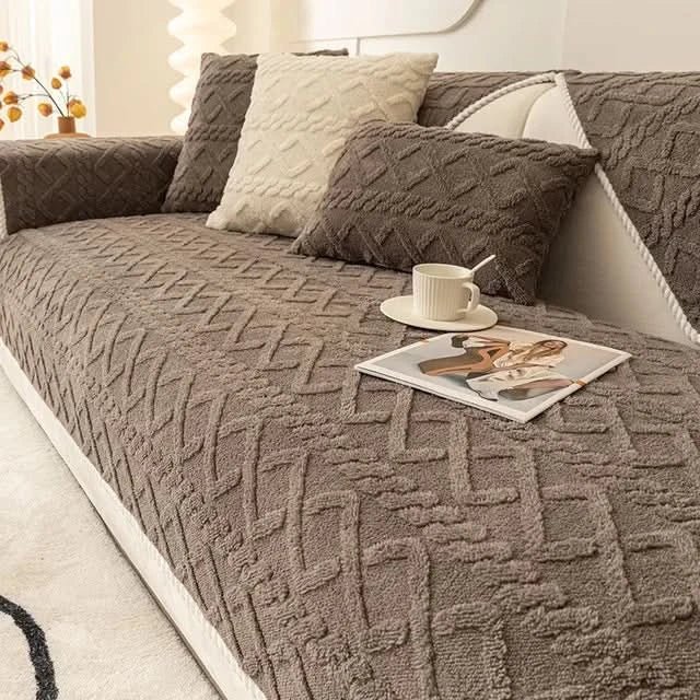 Sofaschutz - Funda de Sofá Elegante, Impermeable y Antideslizante