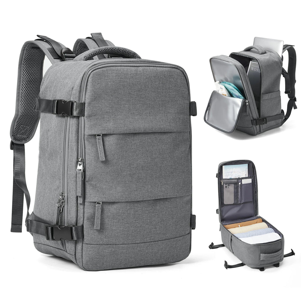 Mochila de viaje Travomate | Impermeable y versátil | Compartimento para laptop de 15,6" | Gran capacidad con separación húmeda-seca