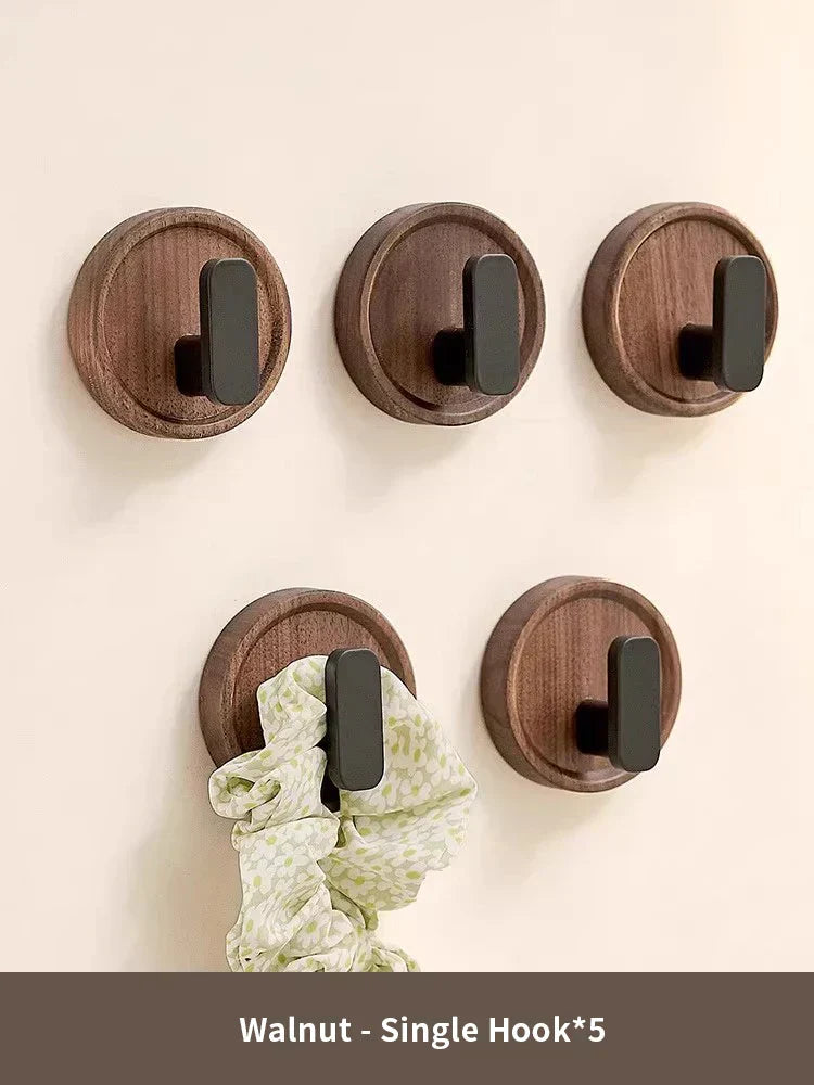 Gancho de Pared Sin Perforación - Fuertes Ganchos para Colgar Abrigos y Accesorios - Ideal para Cualquier Espacio