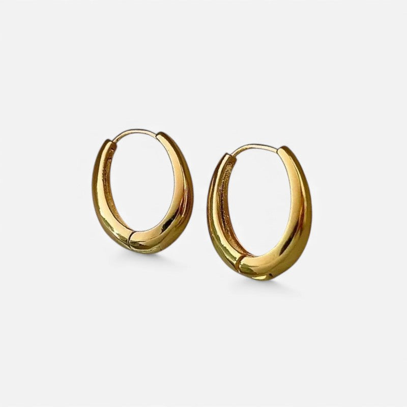 Lina - Pendientes con Diseño Colgante y de Aro