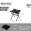 TrekLite Silla Plegable Ultraligera para Exterior y Camping | Compacta y Portátil | Aleación de Aluminio | Para Senderismo, Pesca y Viajes