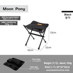 TrekLite Silla Plegable Ultraligera para Exterior y Camping | Compacta y Portátil | Aleación de Aluminio | Para Senderismo, Pesca y Viajes