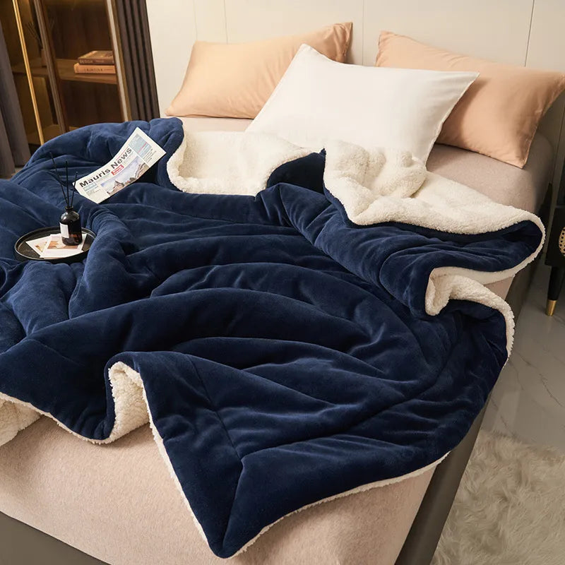 VeluWool - Manta reversible para sofá o cama