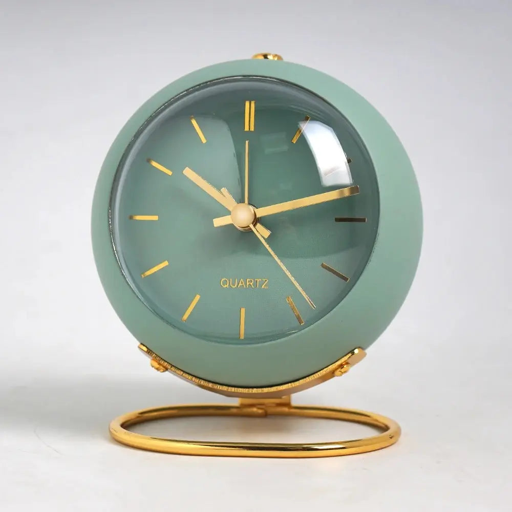 Despertador Minimalista – Reloj de Mesa Silencioso con Manecillas Luminosas | Diseño Escandinavo