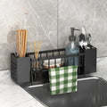 Organizador de Fregadero Ordinaqua | Autodrenante | Soporte para Esponja, Jabón y Paños | Extensible y Higiénico | Plástico ABS