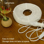 HIKARI – Lámpara de mesa LED japonesa de papel de arroz, 21 × 23 cm, decorativa y elegante