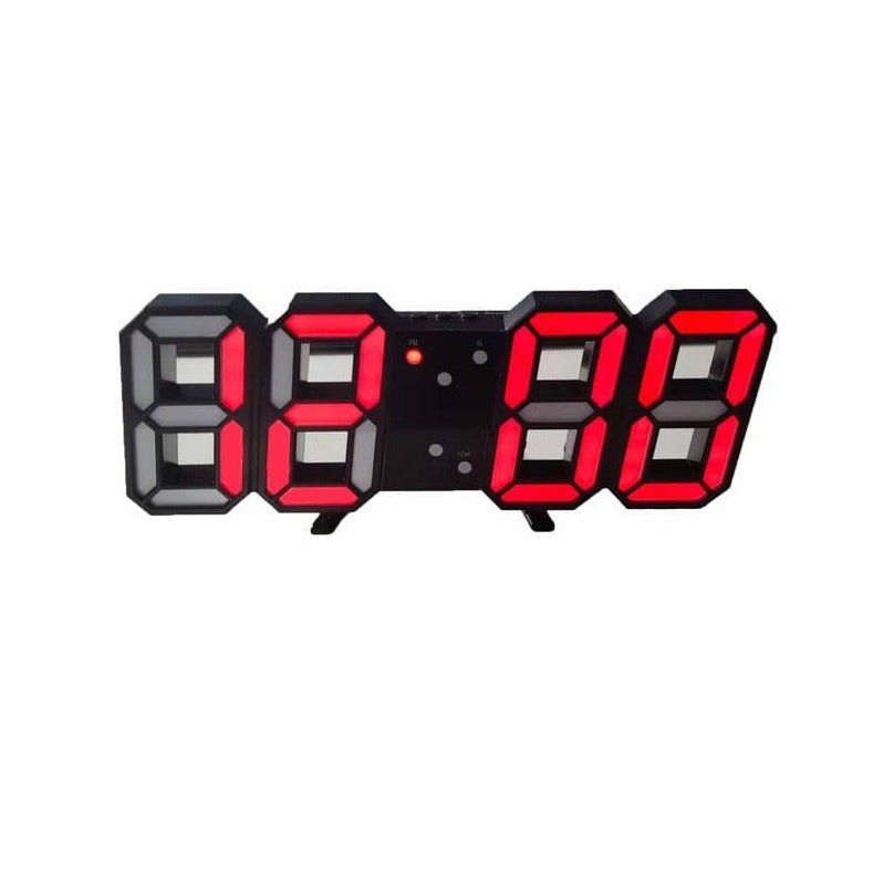 Reloj de Pared LED 3D LumiSync – Reloj Digital Moderno con Iluminación Regulable