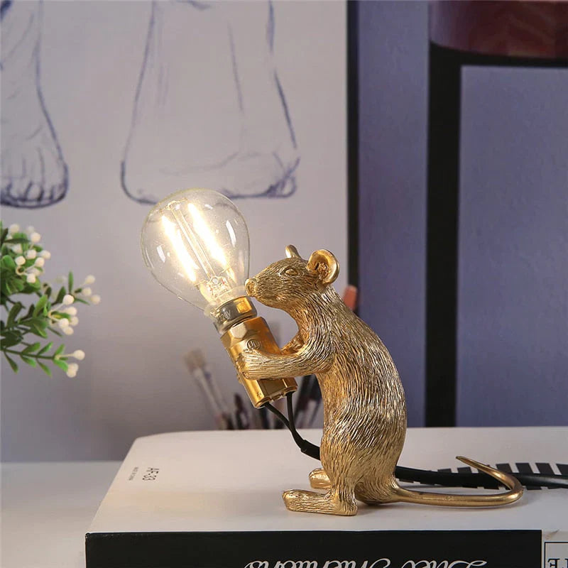 Lámpara de Mesa Ratón Adorable