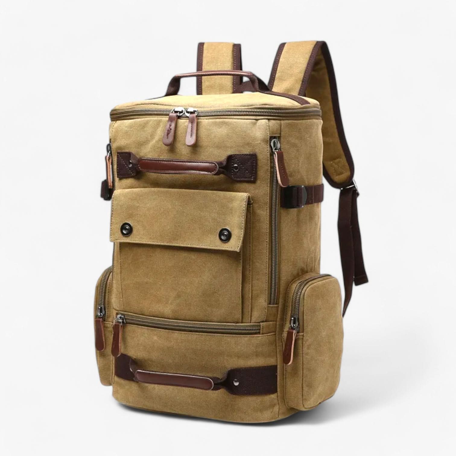 VINTAGECANVAS Sac à dos – Élégant & Fonctionnel avec compartiment pour ordinateur portable pour le quotidien & les aventures