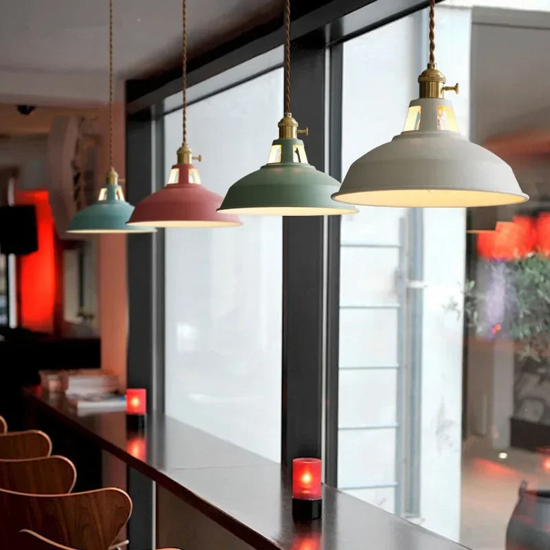 Lámpara colgante retro-industrial – Lámpara vintage para cocina y bar