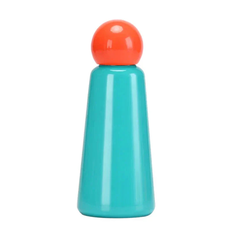 Botella de acero bicolor