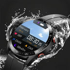 CARDIOTRON – Montre intelligente premium pour hommes avec ECG+PPG et fonction d’appel
