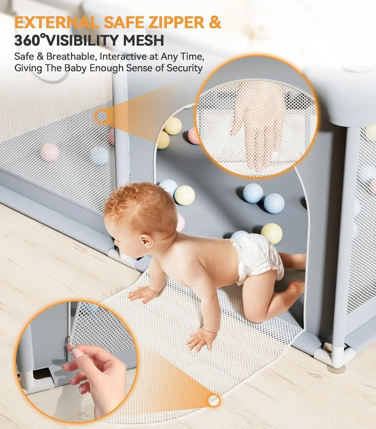 Completo Entorno de Juego para Bebés – Estimula la Creatividad y la Motricidad con Elementos de Juego Seguros
