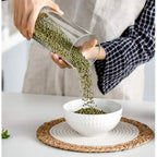 Conjunto de Tarros de Vidrio PureVorrat – Envases con Tapa de Madera | Hermético y Elegante | Almacenamiento Moderno de Cocina