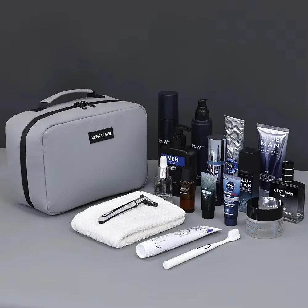 Packvard Neceser de Hombre para Viaje | 24×16×11 cm | Resistente al Agua y a los Desgarros | Con Asa y Gran Capacidad de Almacenamiento