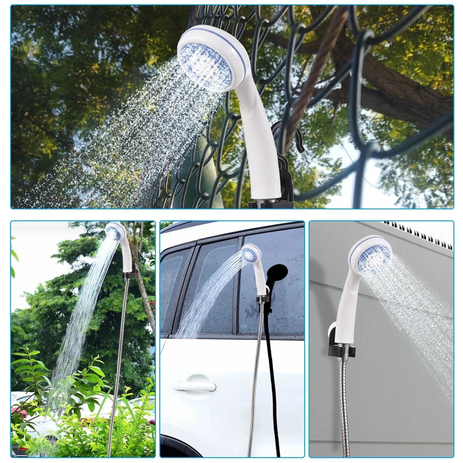 TrailShower™ – La ducha de camping móvil con presión de agua | Limpio y refrescado en cualquier lugar | 50% DESCUENTO