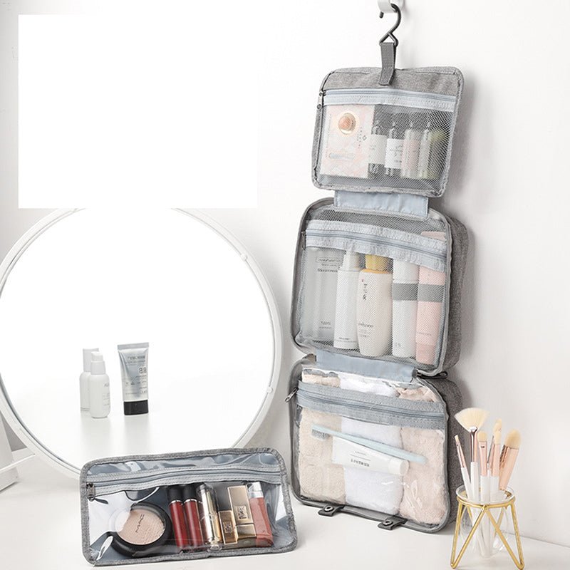 TRAVELTIDY – Organisateur de cosmétiques compact avec 4 compartiments