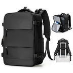 Mochila de viaje Travomate | Impermeable y versátil | Compartimento para laptop de 15,6" | Gran capacidad con separación húmeda-seca