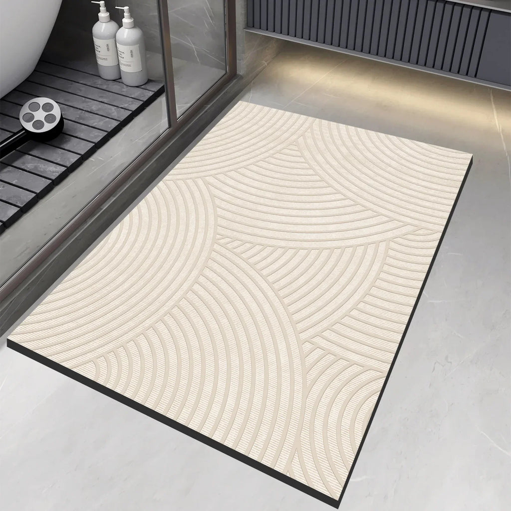 Kalsten | Alfombra de baño superabsorbente antideslizante, rápida de secar