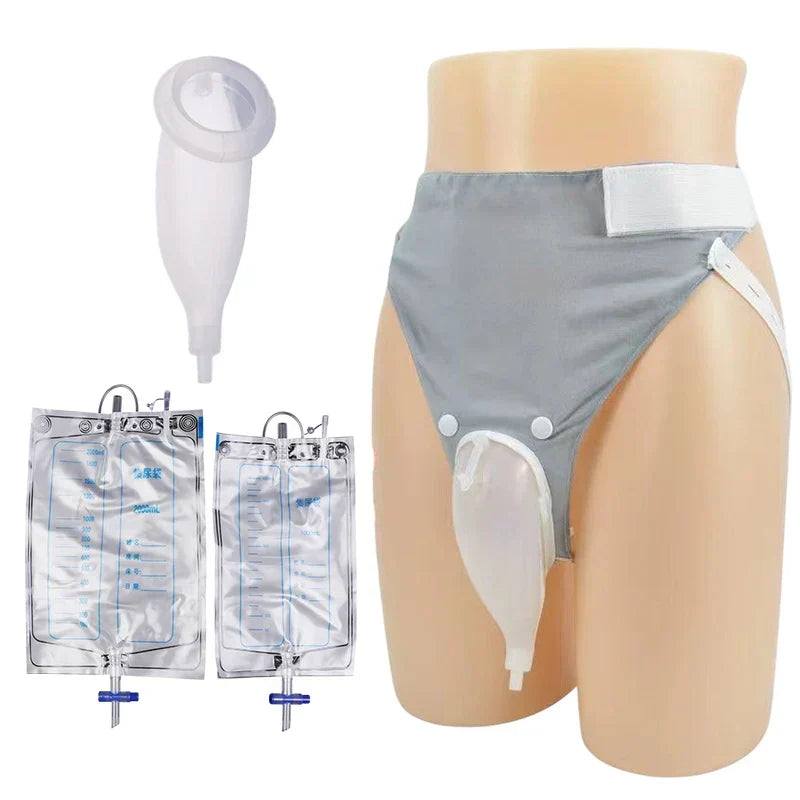 Kalsten | Colector de Orina de Silicona para Adultos con Bolsa de Catéter