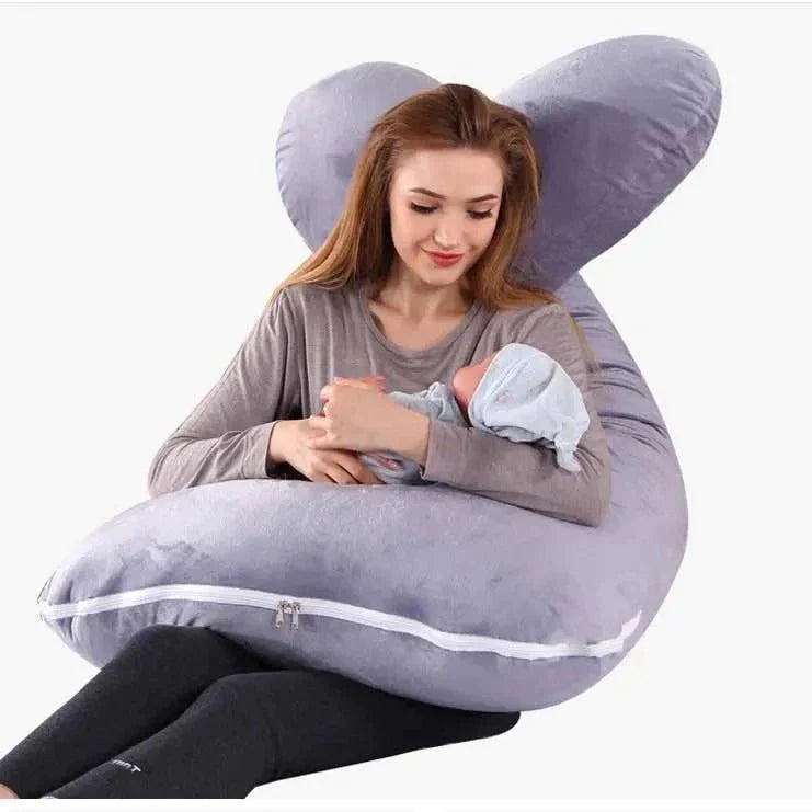 Cojín Terapéutico de Apoyo Ultiem – Alivia Dolores de Cuello, Espalda y Abdomen – Ideal para Futuras Mamás