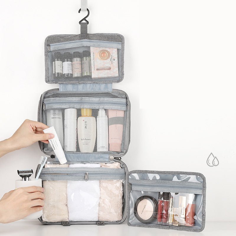 TRAVELTIDY – Organisateur de cosmétiques compact avec 4 compartiments
