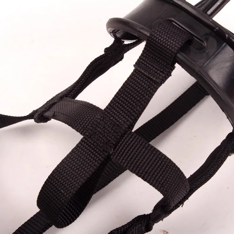 Bozal de Silicona Ajustable para Perros | Control Anti-Mordidas, Entrenamiento y Ladridos