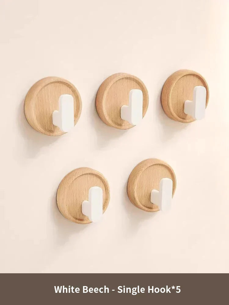 Gancho de Pared Sin Perforación - Fuertes Ganchos para Colgar Abrigos y Accesorios - Ideal para Cualquier Espacio