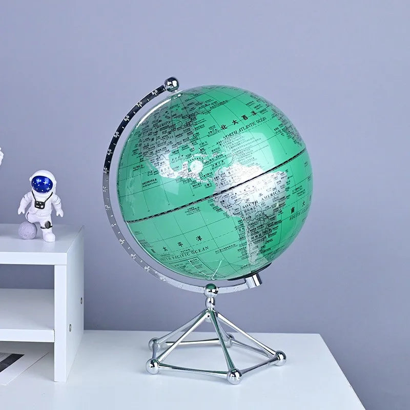 Lámpara de Globo Terráqueo LED Rotativa Royaleva – Pieza de Decoración Belyst Jord