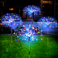 Lámpara de Fuegos Artificiales de Jardín Solar Impermeable