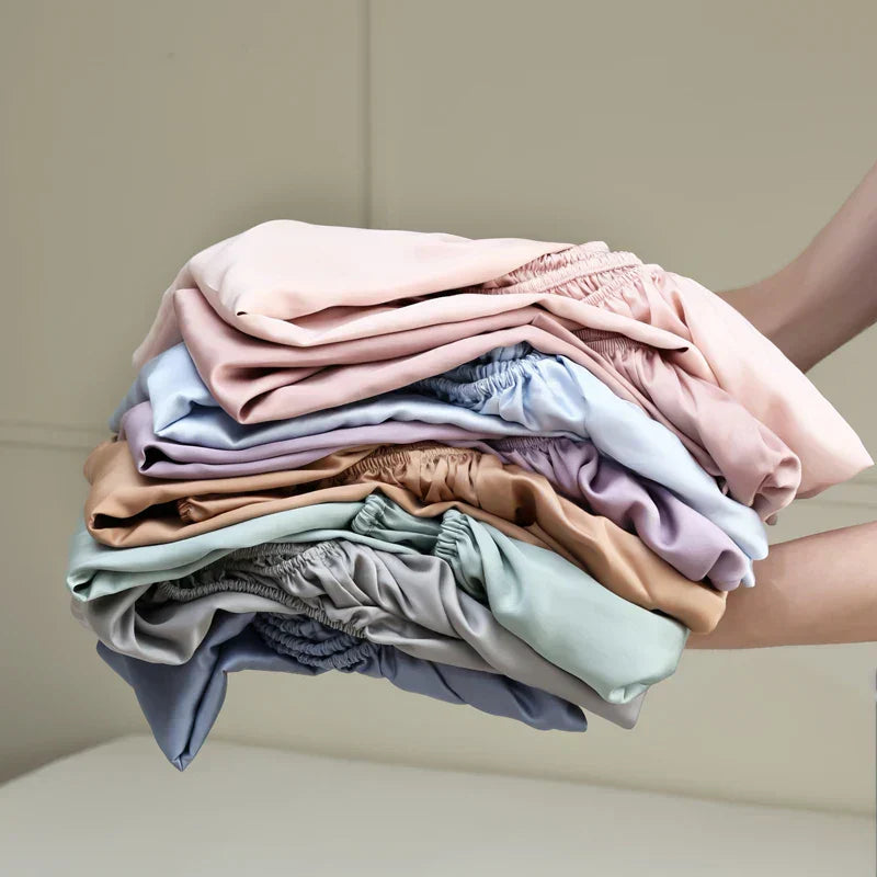 Lisslune | Sábana de Seda de Morera SilkDreams | Transpirable | Hipoalergénica | Ropa de Cama de Lujo para Tu Hogar