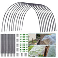 Conjunto de Arcos de Jardín FlexGrow de Fibra de Vidrio | Túnel de Plantación DIY para Huertos y Cultivos | Resistente a la Corrosión y Reutilizable | Incluye Conectores