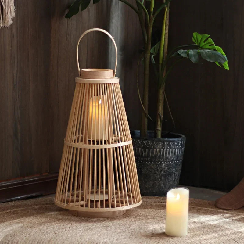 Lámparas de Rattan